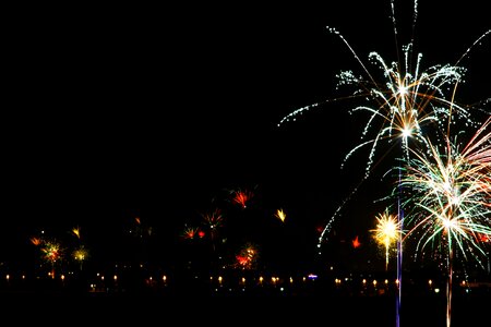 Free stock photo of fireworks, night, theme new-year photo