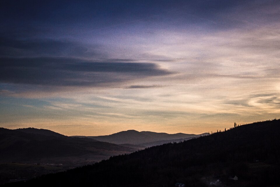 Free stock photo of beskidy, blue sky, colorfull