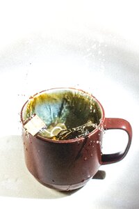 Brown Ceramic Mug on Focus Photo photo