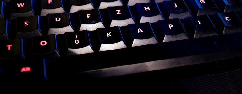 Free stock photo of keyboard, night, tookapic photo