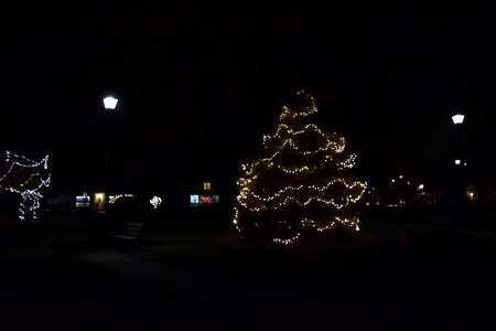 Free stock photo of lights, night, park