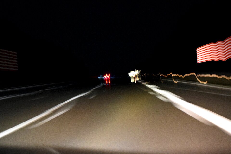 Free stock photo of cars, highway, lights