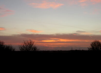 Free stock photo of clouds, landscape, orange