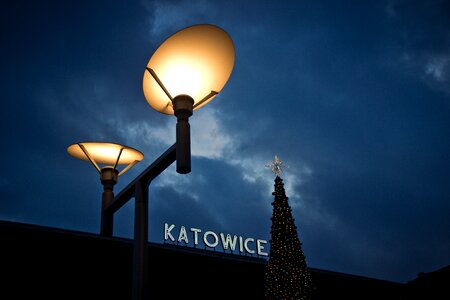 Free stock photo of christmas tree, katowice photo