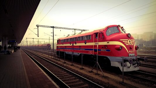Red Train during Daylight photo