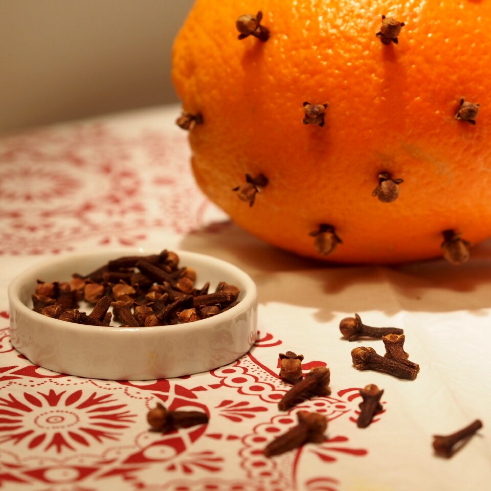 Free stock photo of cloves, orange, theme christmas