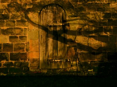 Free stock photo of door, night, shadows photo