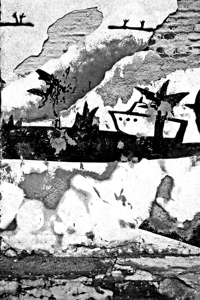 Free stock photo of black and-white, dirty, grafitti