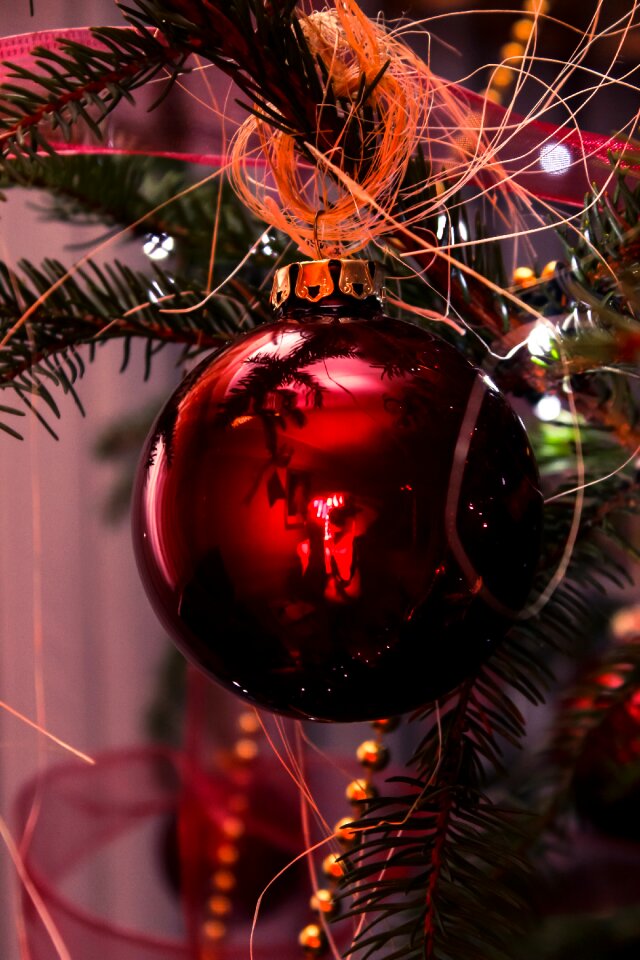 Free stock photo of bauble, christmas, gold