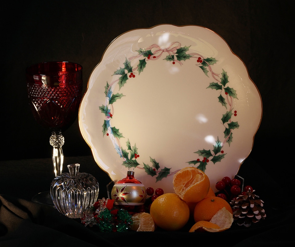 Goblet apple ornaments