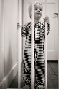 Free stock photo of black-and-white, blur, child photo