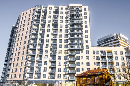 Free stock photo of center, city, contrast