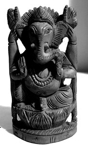 Free stock photo of black and-white, ganesha, god