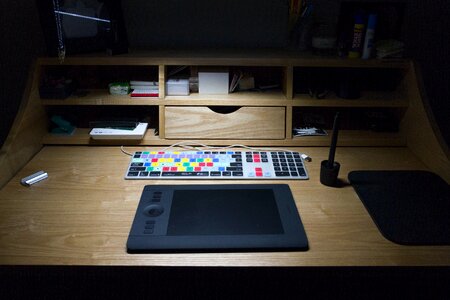 Free stock photo of desk, editing, indoor photo