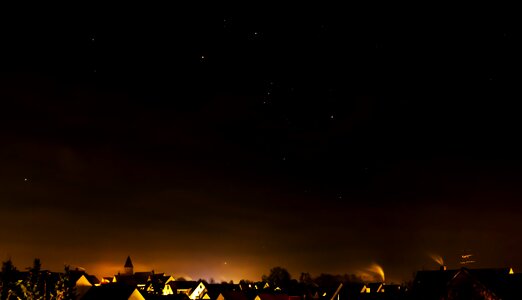 Free stock photo of night, orion, stars photo