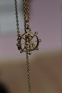 Free stock photo of anchor, necklace, theme details photo