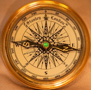 Free stock photo of compass, macro, theme details photo