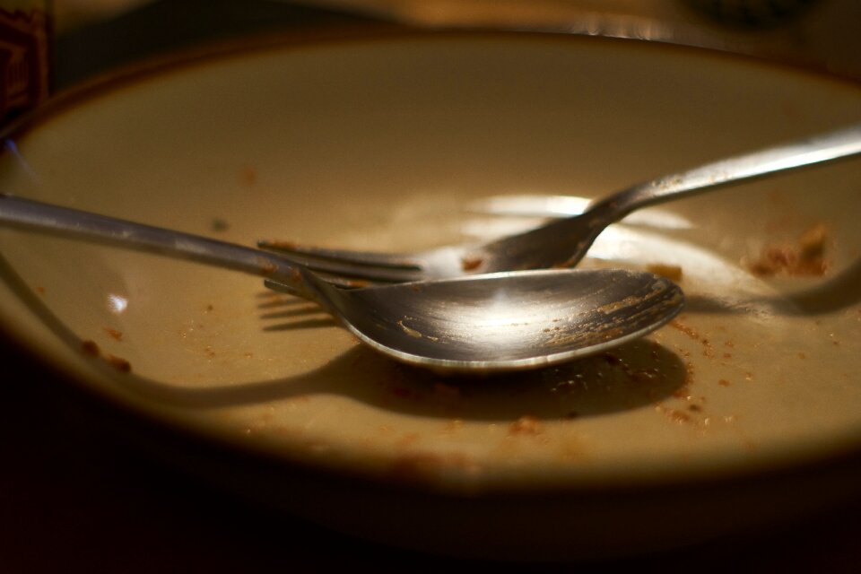 Free stock photo of cutlery, details, plate