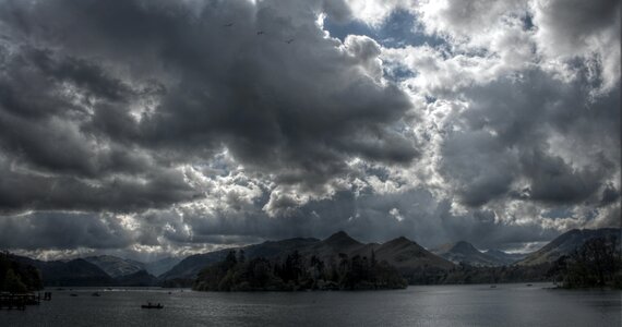 Free stock photo of clouds, derwent, mountains photo