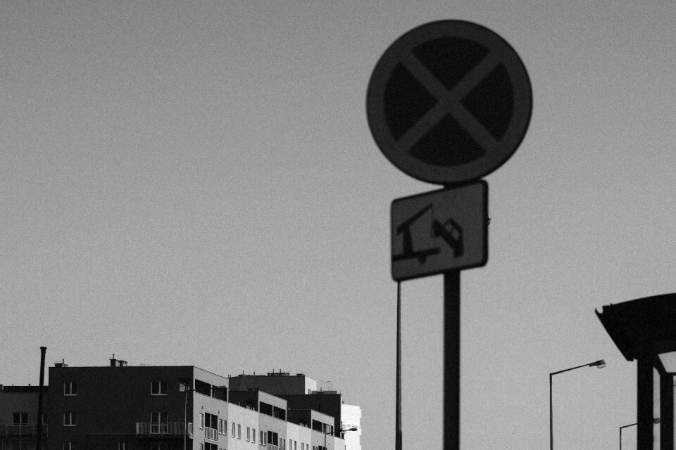 Free stock photo of building, bw, lamp
