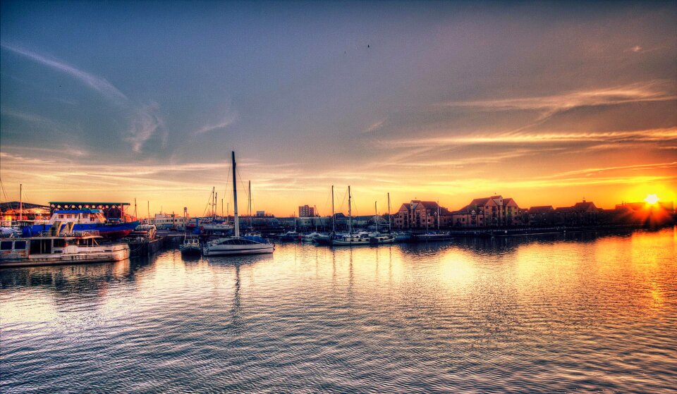 Free stock photo of apartments, boats, houses