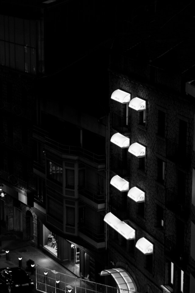Free stock photo of batiment, building, night