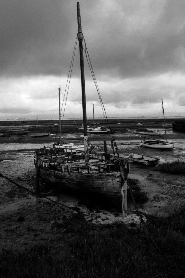 Free stock photo of black and-white, dunkirk, old leigh
