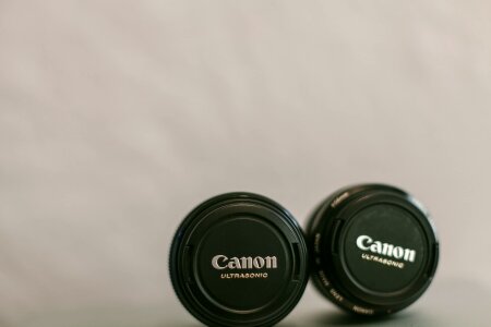 Free stock photo of canon, lens, lens cap photo
