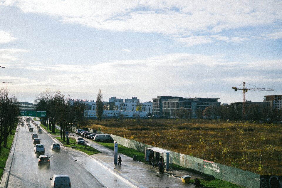 Free stock photo of cars, people, sky