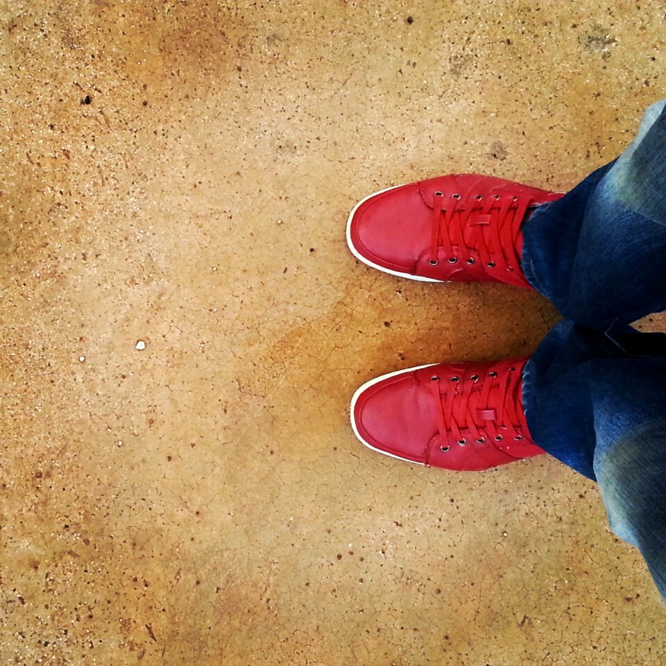 Free stock photo of red, sneakers photo