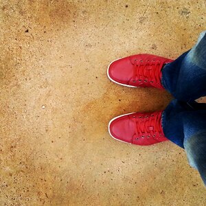 Free stock photo of red, sneakers photo