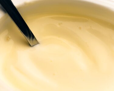 Free stock photo of vanilla, yoghurt photo