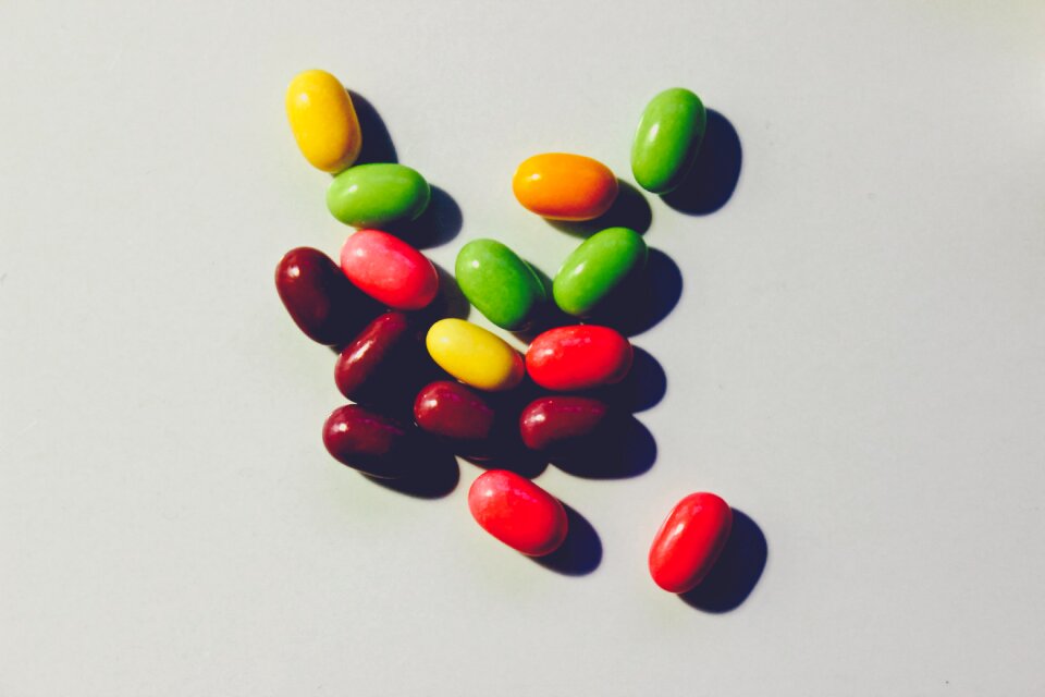 Free stock photo of bean, color, jelly