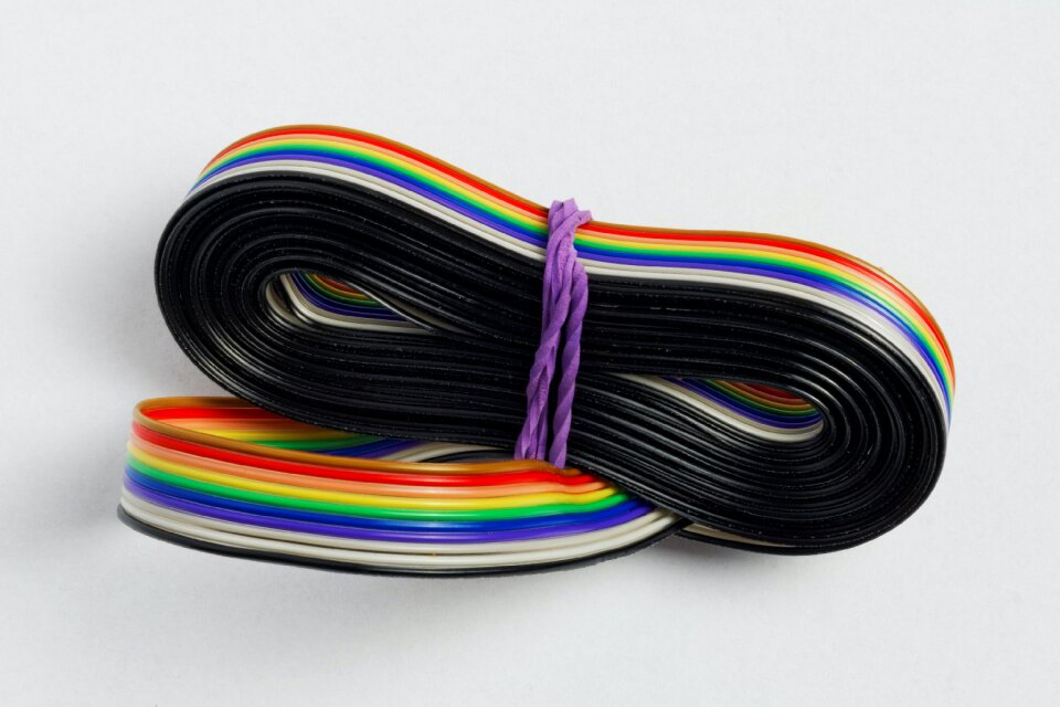 Multi Colored Coated Wire