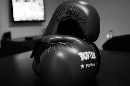 Free stock photo of athlete, black-and-white, boxer