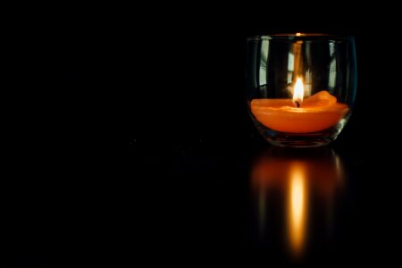 Free stock photo of black, candle, flame photo