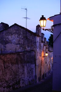 Free stock photo of lamp, night, old village