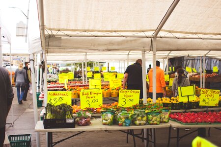 Free stock photo of market, outdoor, vegetables photo