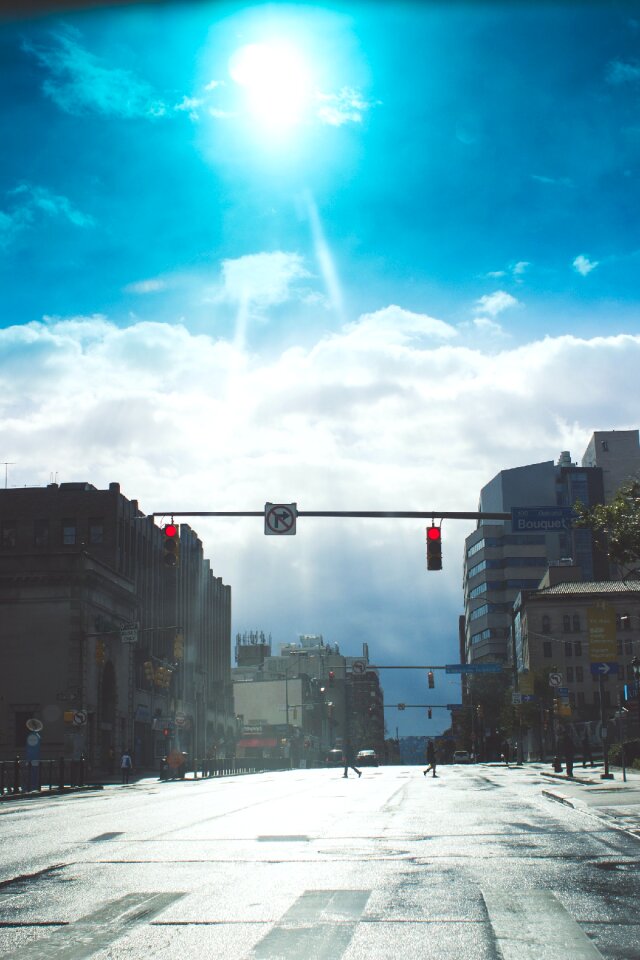 Free stock photo of city, clouds, pedestrians