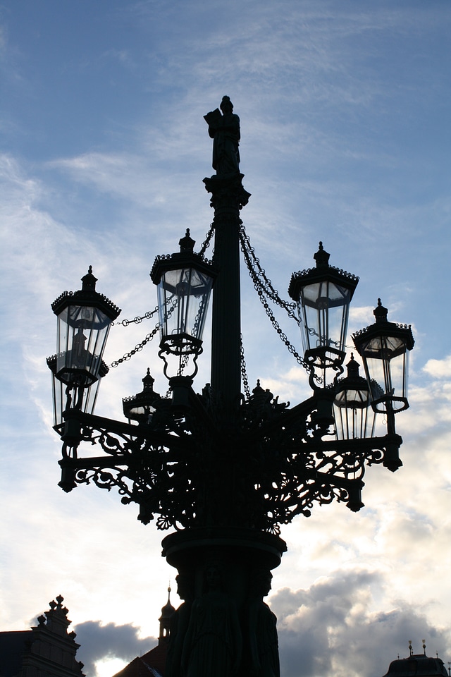 Lighting prague czech republic