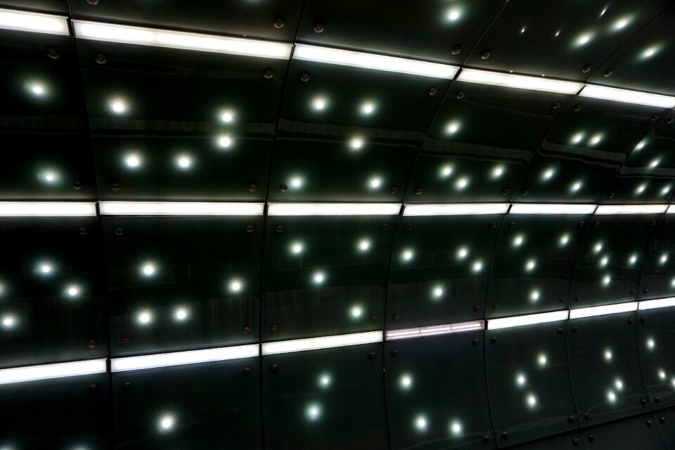 Free stock photo of lights, underground, wall