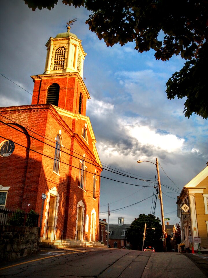 Free stock photo of church, clouds, tree