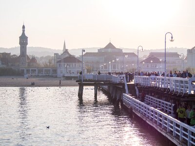 Free stock photo of city, faded, pier photo