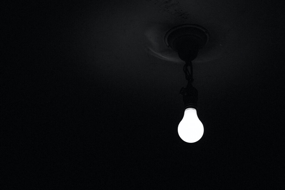 Free stock photo of black and-white, cieling, dark