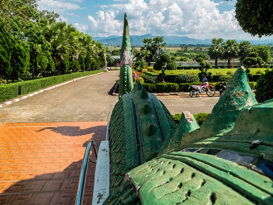 Sculpture staircase north thailand
