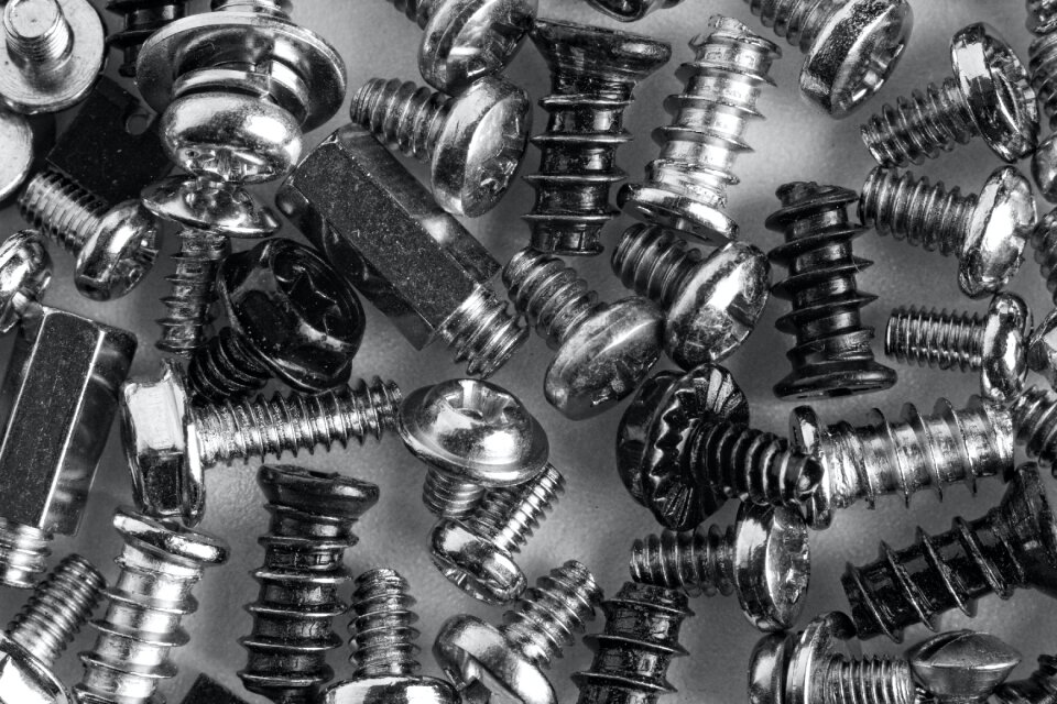 Free stock photo of metal, screw