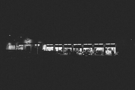 Free stock photo of bw, cars, light