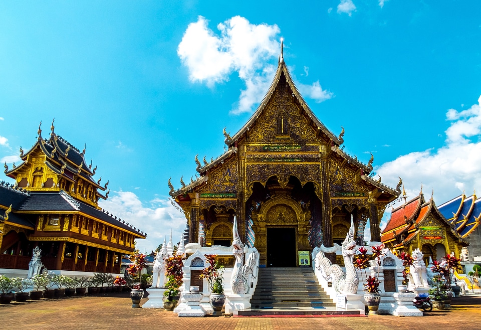 Temple complex temple north thailand