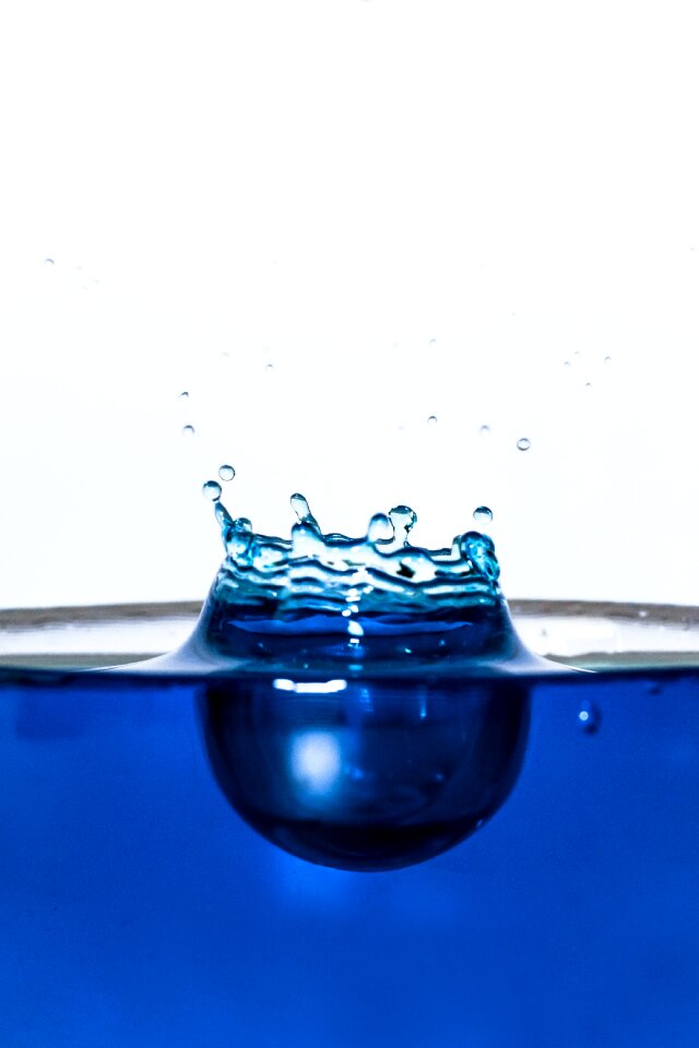 Free stock photo of backgrounds, blue, bubble