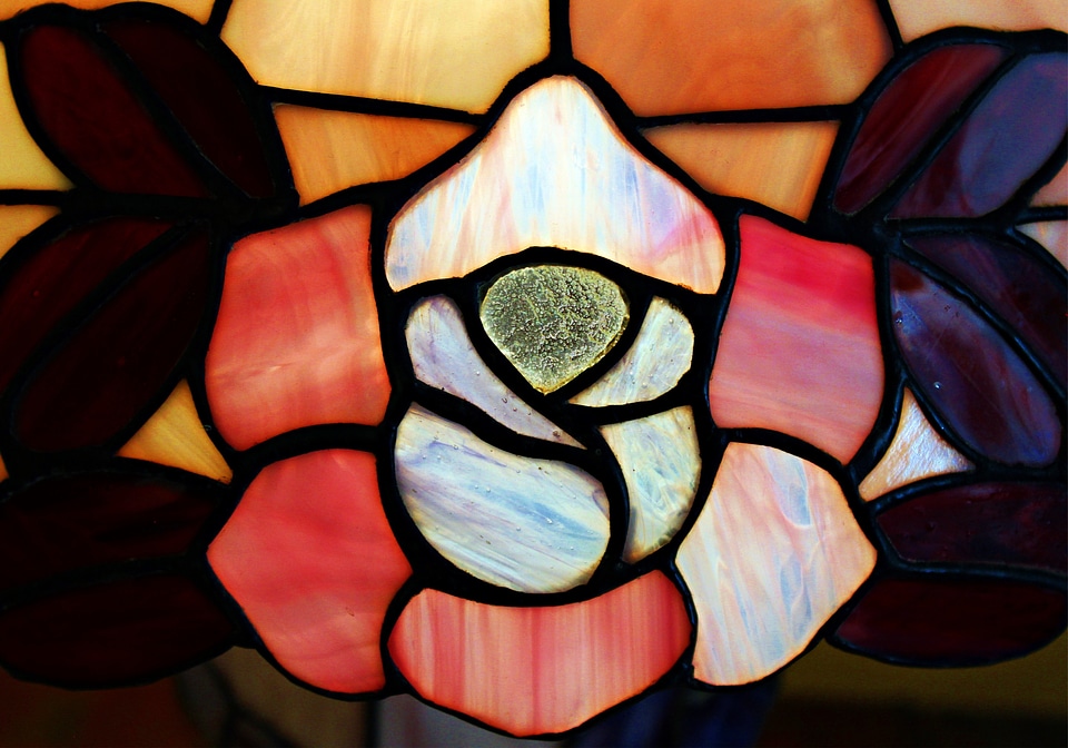 Colorful color glass room decoration